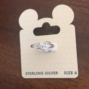 Sterling Silver Mickey Ring